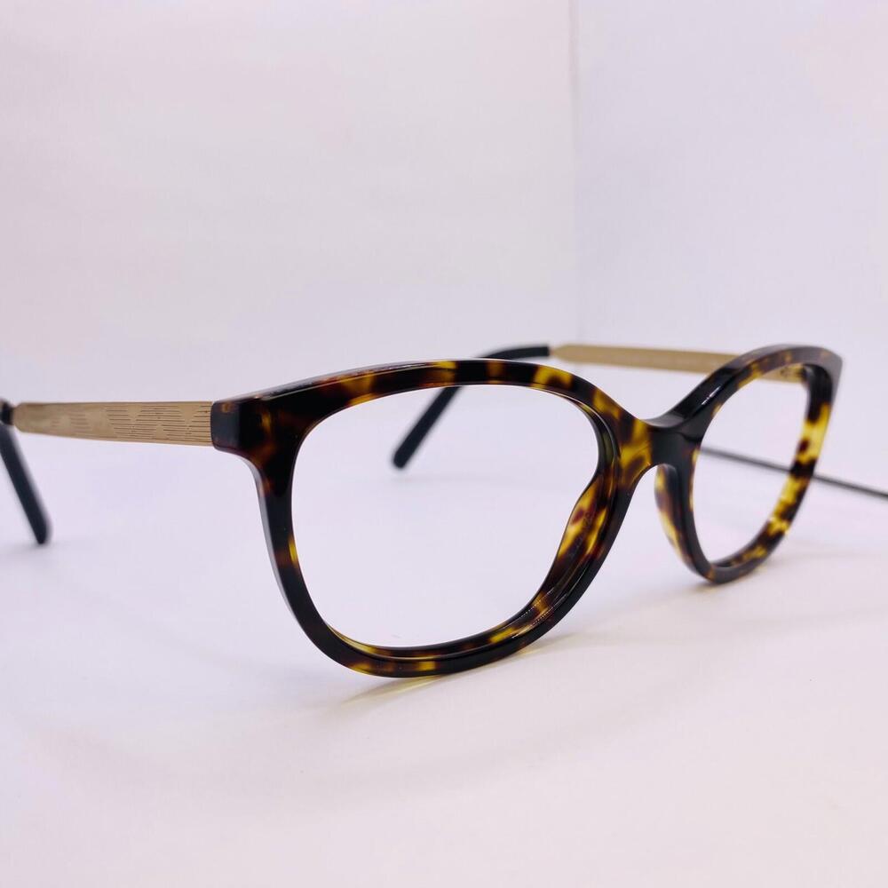 Burberry Authentic Eyeglasses B 2148-Q 3002 52[]17 135 MM Tortoise Gold Leather - Picture 2 of 8
